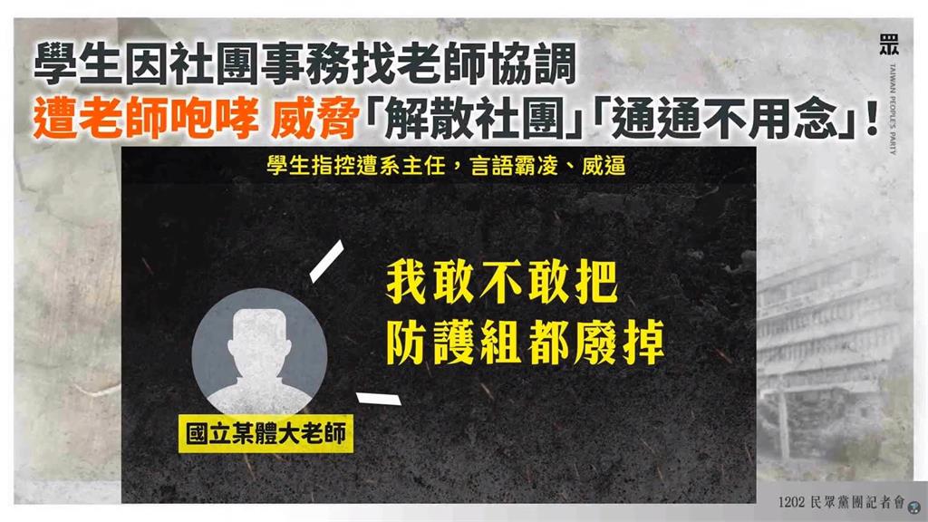 台體大爆霸凌案　師生控系主任「持刀追職員、拔刀插桌」