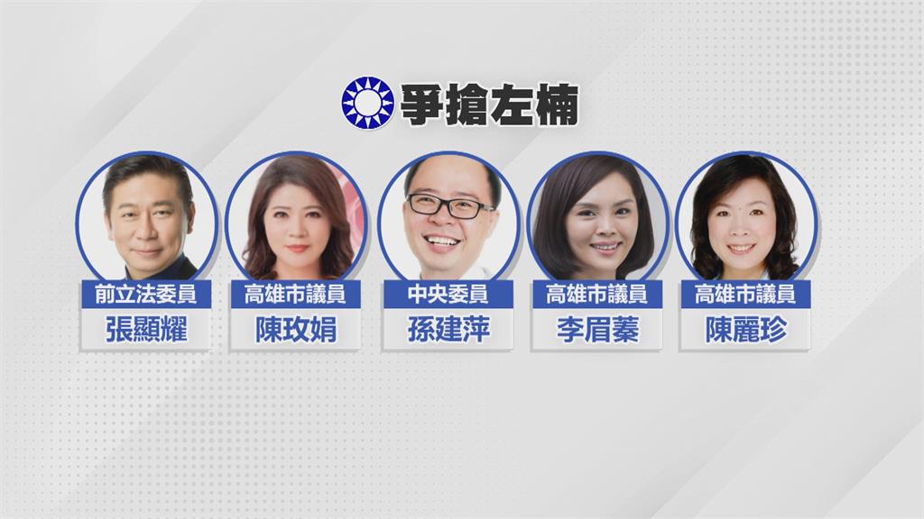 綠營誰接棒劉世芳左楠區立委? 藍軍5人表態選搶進國會