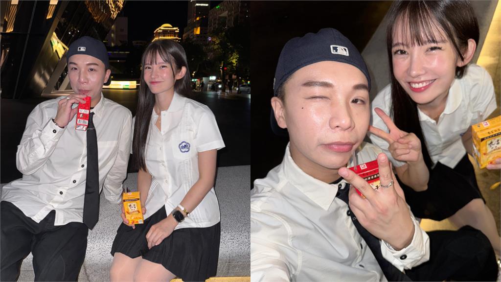 「最懂事女友」來台濕身模樣瘋全網!「制服誘惑」台男星曝:真的很懂事