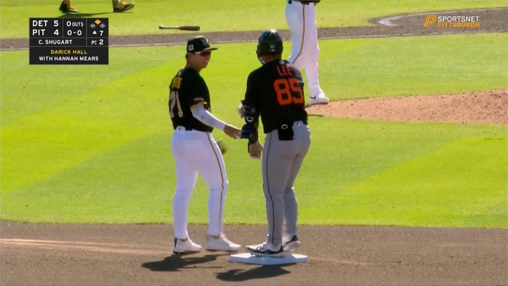MLB(影)/李灝宇、鄭宗哲熱身賽同場較勁!攻守俱佳表現亮眼