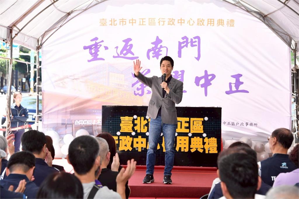 快新聞/中正區公所重返南門市場大樓 蔣萬安感謝吳沛憶、郭昭巖爭經費