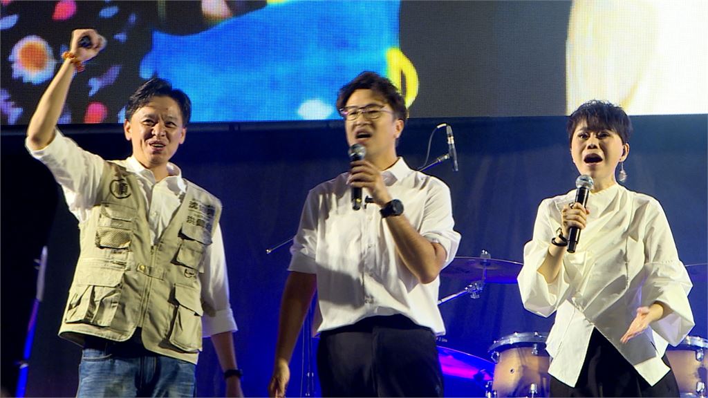 沈伯洋罕見開金嗓 金曲歌后詹雅雯加持認當「乾弟弟」