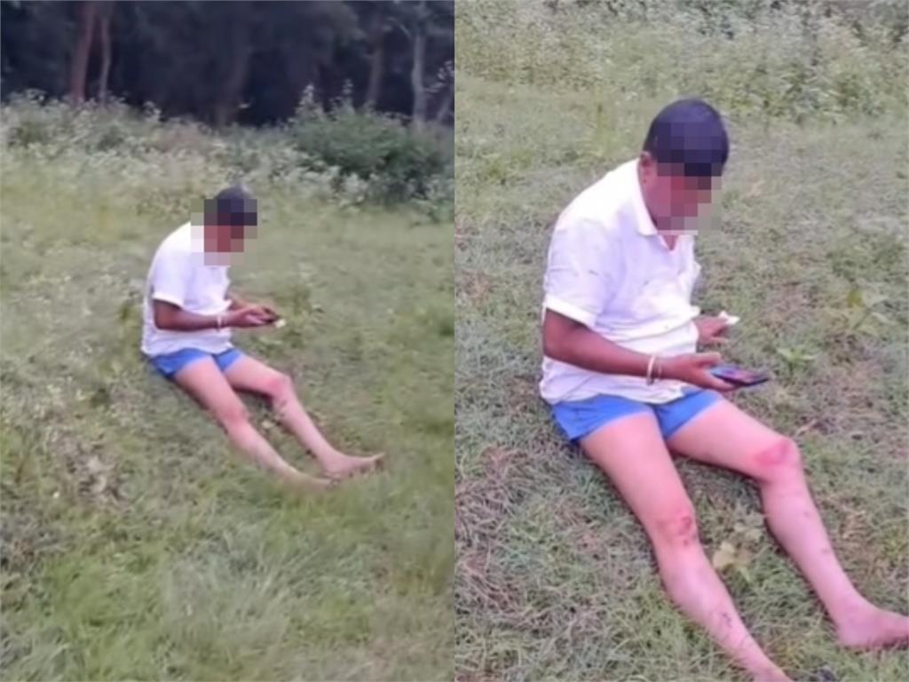 男拍照「開閃光燈」惹怒大象！遭瘋狂慘踏「內褲都被扒掉」屁股蛋全看光