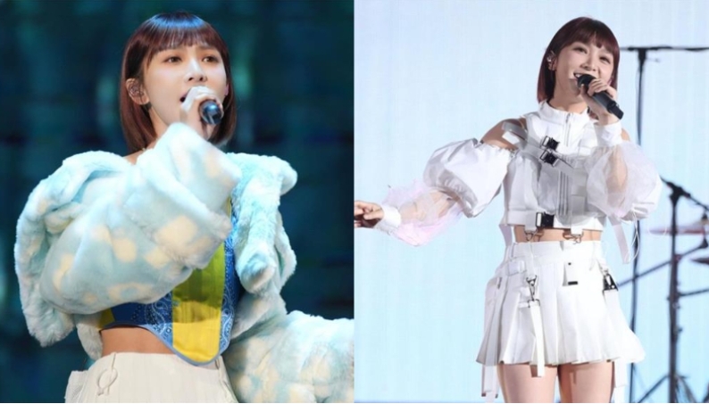 溫妮激短衣「上身裂大縫」!雙手上舉「SSR身形」大穿幫網歪樓:長大了