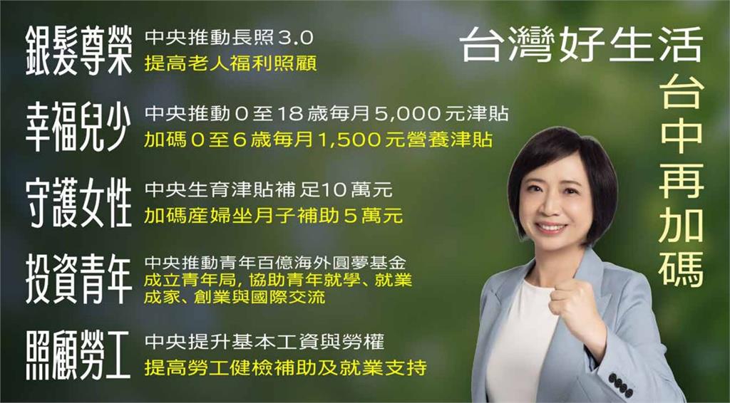 快新聞／何欣純下戰帖！拋「6星市政、3個第一」　開戰盧秀燕