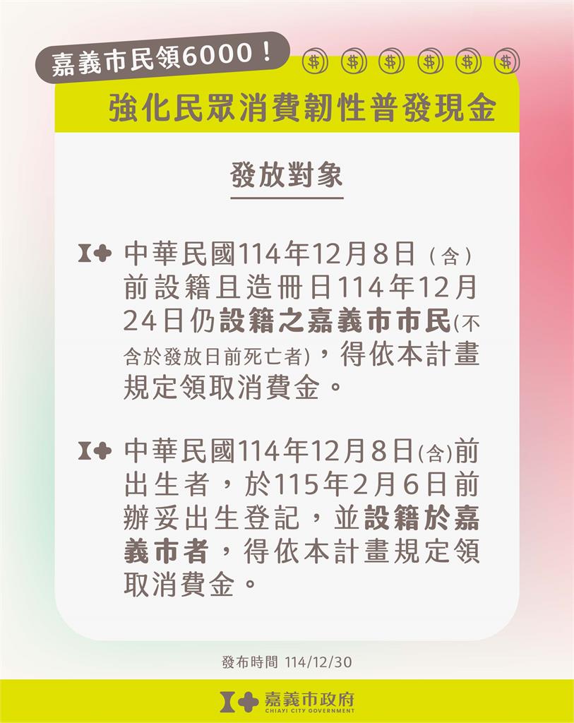 快新聞／現金入帳了！「這縣市」加碼普發6000元　領取方式、發放對象曝光