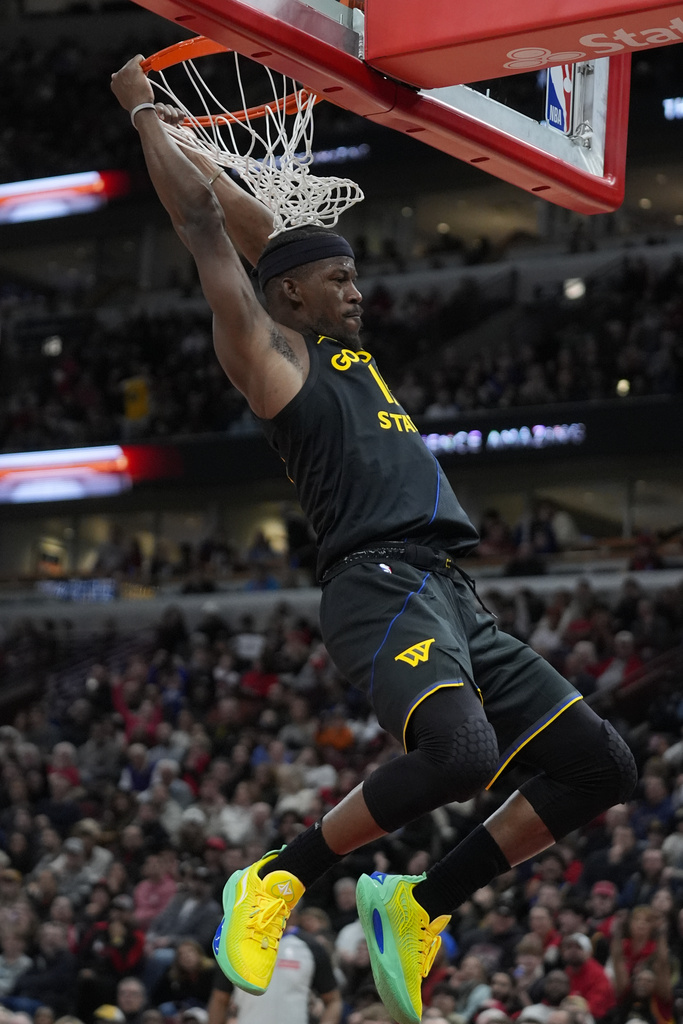 NBA(影)/巴特勒勇士處女秀柯瑞稱兩人搭檔很有趣 柯爾也大讚好表現像獅子