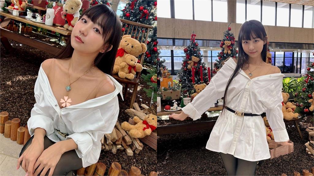 南韓童顏女神來台過耶誕！機場放送「誠意大禮包」害羞視角流出網跪了
