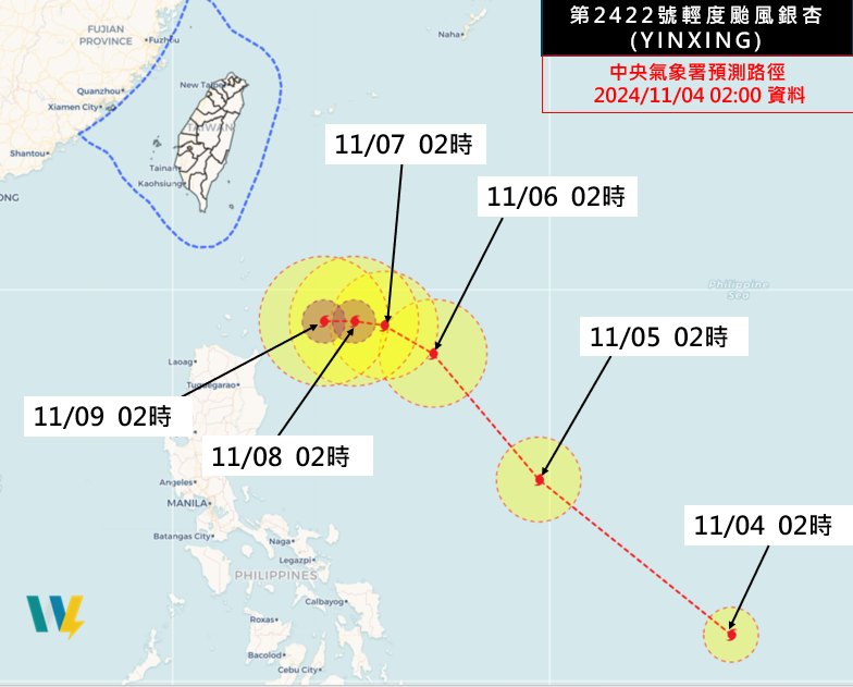 銀杏颱風「侵台機率」曝光!專家預測「1劇本」:這時間可能發海警