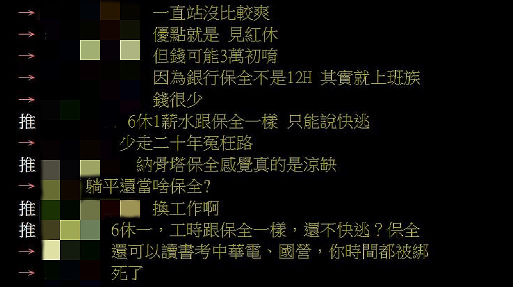 「六休一」忙到沒人生！他崩潰喊「轉行保全」內行揭真相：沒你想的輕鬆