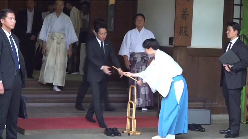 日防相小泉進次郎參拜靖國神社 高市早苗未現身