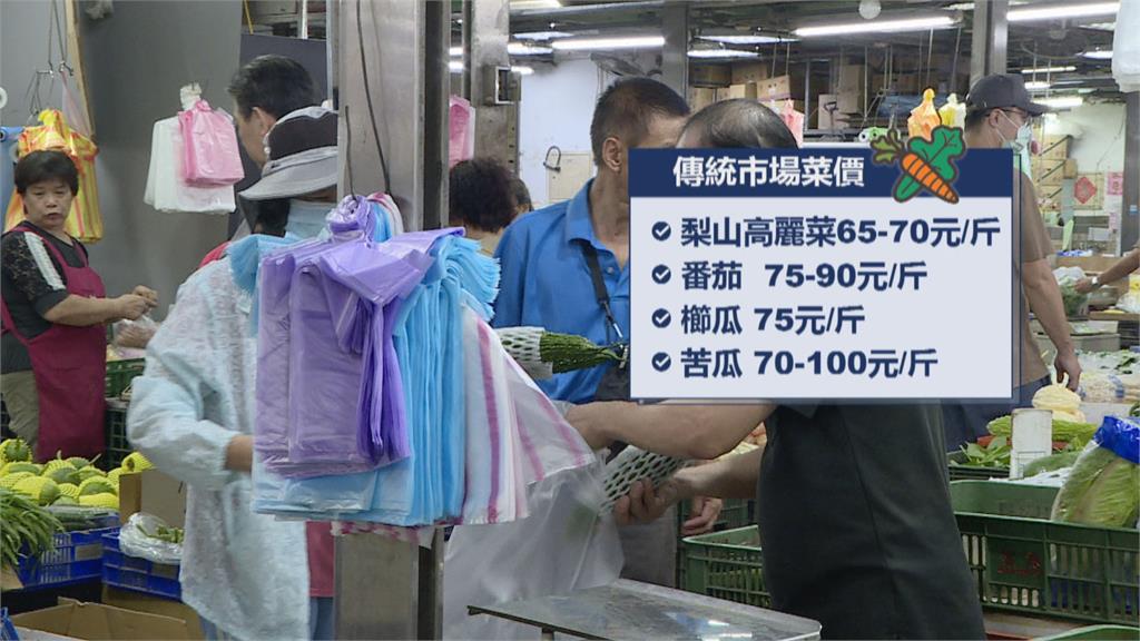 蘇拉颱風逼近菜價恐再漲 東部現「搶菜潮」結帳等半小時