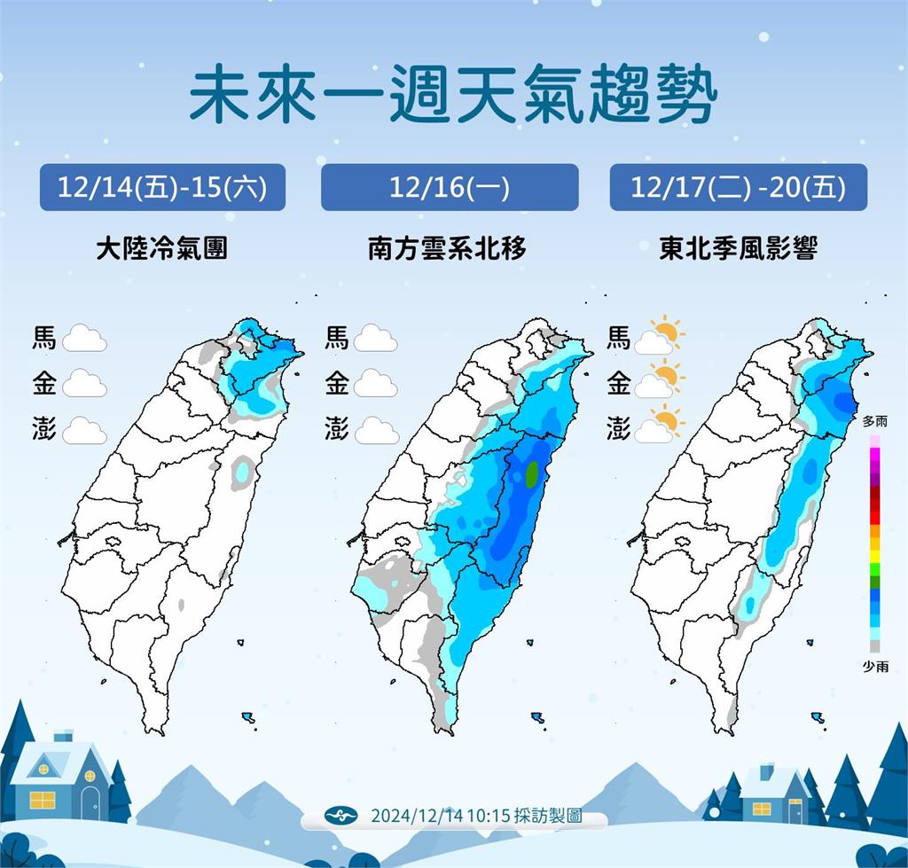 快新聞／冷氣團達標還會更冷！明晨下探10度　高山「這時間」有望降雪