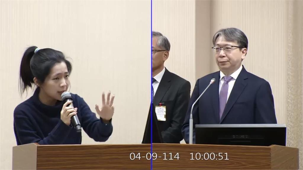 徐巧芯問有沒有查藍委共諜案? 蔡明彥:怎麼可能跟你講