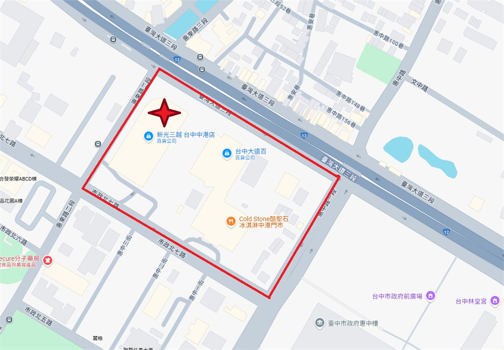 台中新光三越氣爆「交通管制」區域曝光!警方呼籲:人車皆避免行經附近