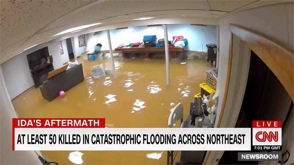 洪水沖破地下室　路州70萬人缺電搶油爆槍擊