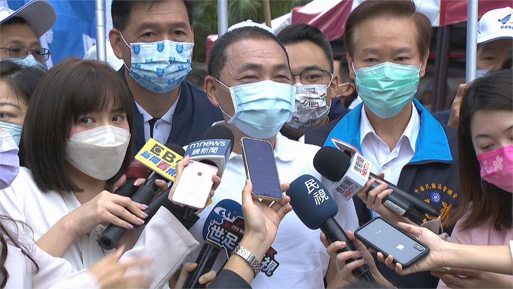 跑選舉行程感性泛淚!稱團結才有希望 何時請假拚選戰?侯友宜回應了