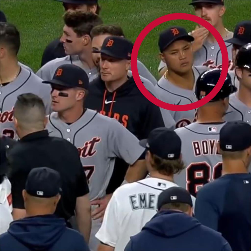 MLB(影)/台灣黑幫「氣噗噗」衝場助陣!李灝宇前輩遭觸身球「引爆大場面」