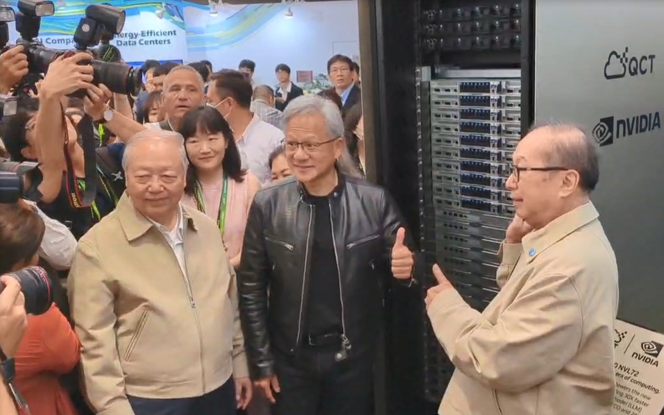 台北國際電腦展開幕！　賴清德：感謝黃仁勳捐贈第一台超級電腦