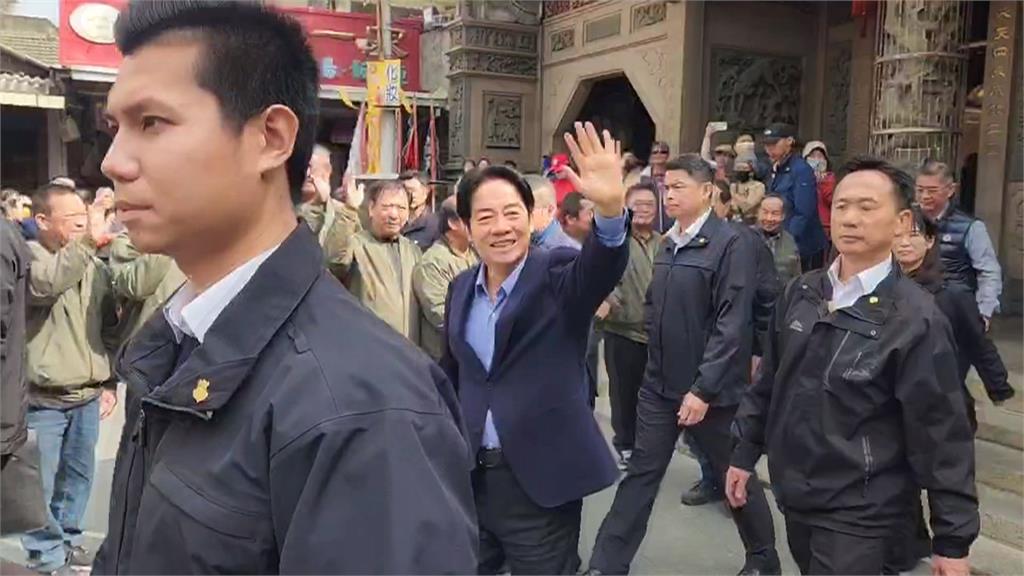 準總統賴清德謝票感恩之旅 現身彰化!民眾擊掌喊:好幸運