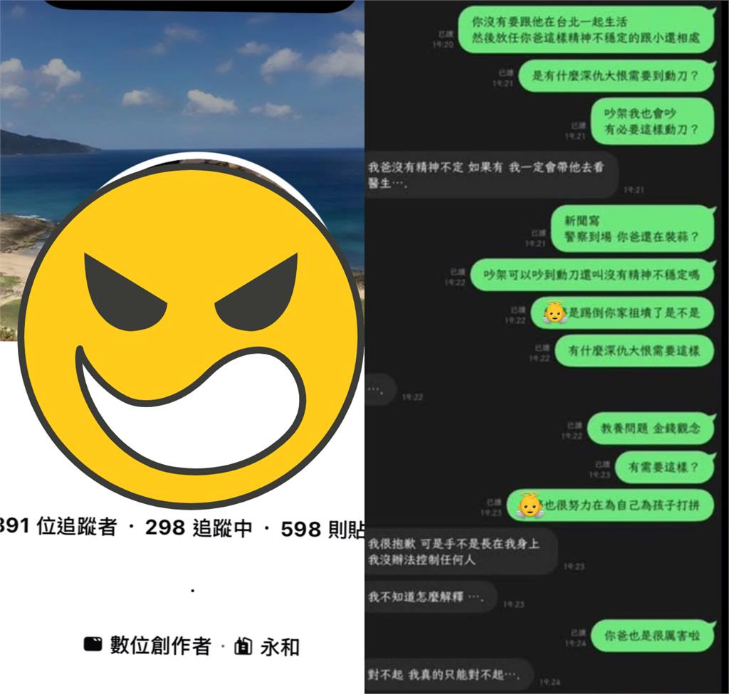 中和公公100多刀砍殺兒媳！閨蜜怒揭「渣夫外遇內幕」：全家人都是惡魔