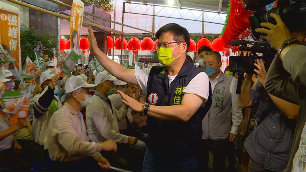 衝刺！林佳龍宣導反賄選防奧步　侯友宜陪江怡臻土城市場拜票