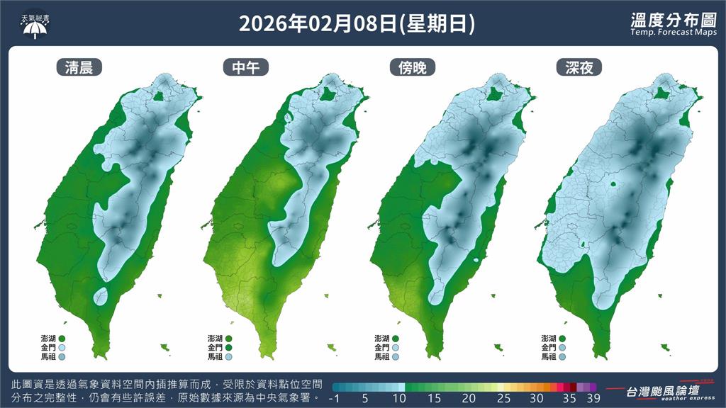 全台凍番薯「最低溫恐跌破6℃↓」！專家曝「最冷時段」：第二波寒流報到