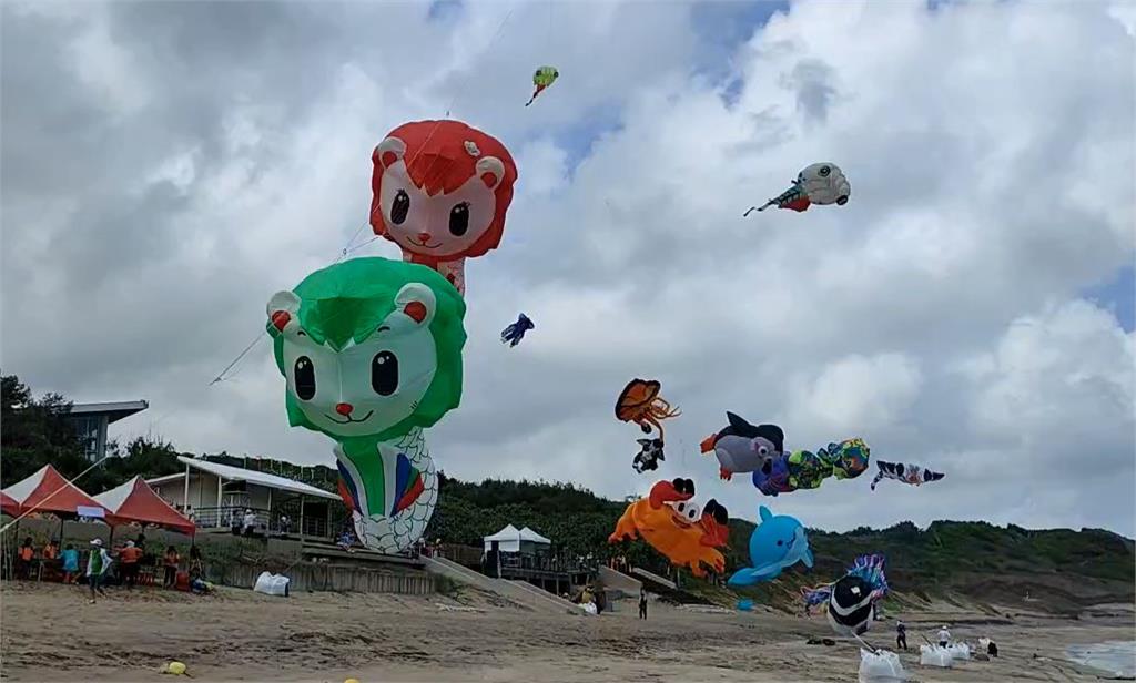 北海岸國際風箏節空中爭豔 美日韓等7國好手齊聚切磋