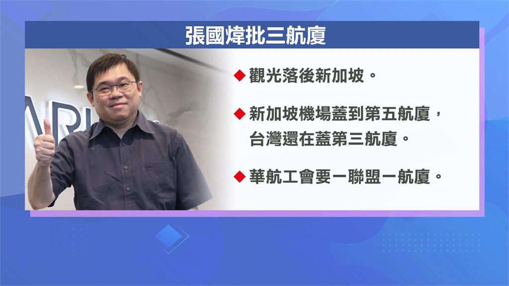 第3航廈爭奪戰!張國煒開轟 鄭文燦:以航線為主 不會獨厚