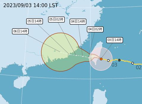 快新聞／海葵颱風15時將從台東登陸！ 氣象局曝暴風圈脫離時間