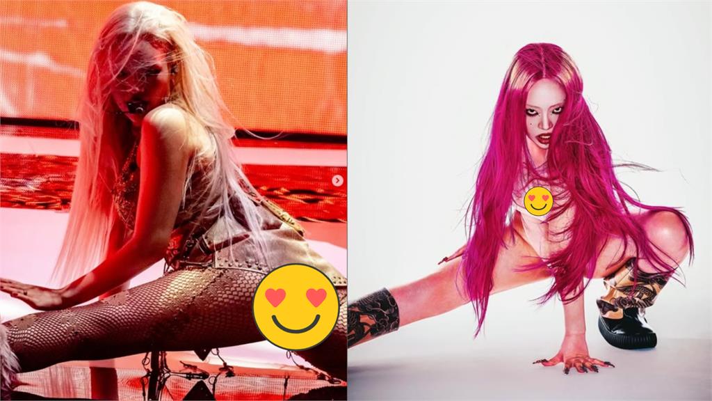 日女歌手「裸色戰袍」唱紅白! 被4猛男抬出「正面大開M字腿」挨轟:沒穿?