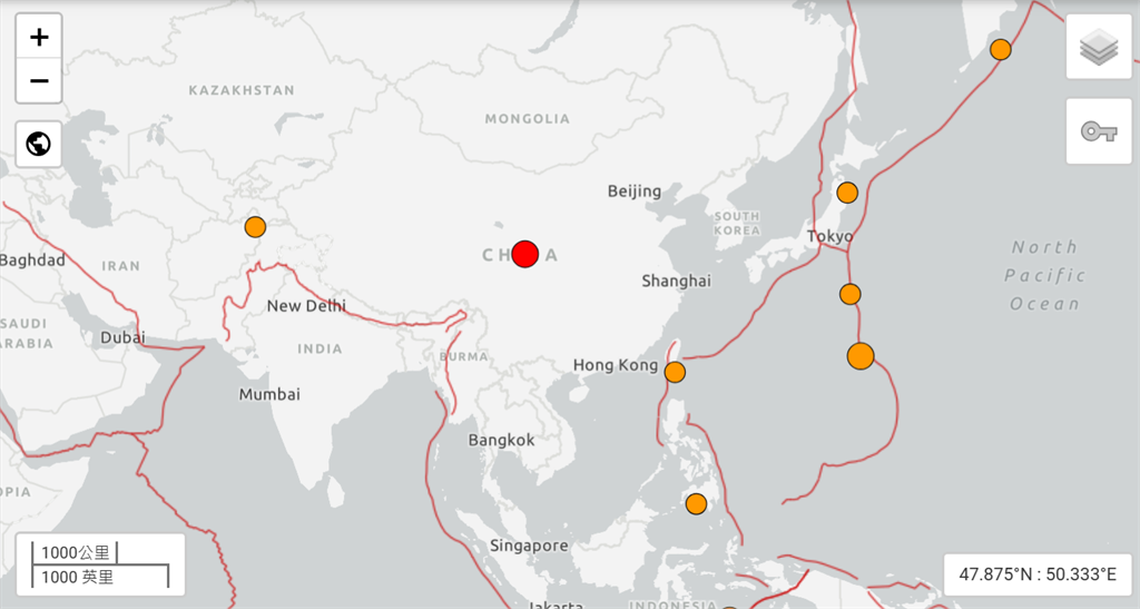 最新／中國甘肅5.5極淺層地震！USGS發「黃色預警」　蘭州、西安都有感