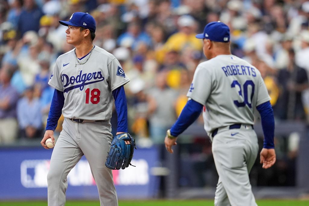 MLB(影)／山本由伸被磨到崩潰！釀酒人打者12球纏鬥7分鐘　下一棒敲逆轉安打
