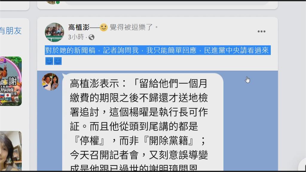 綠營澎湖縣長提名爆內鬨　高植澎槓上陳慧玲
