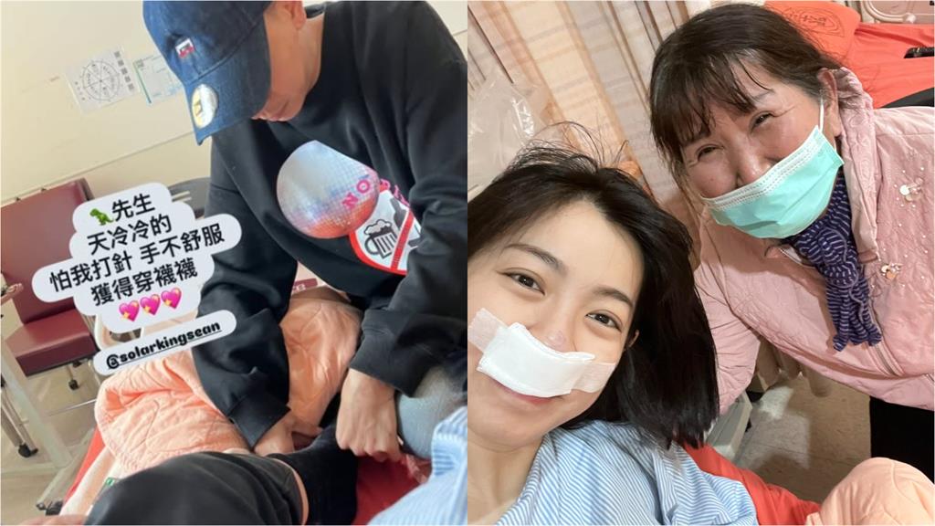 米可白「病床照曝光」手術後首露面！母北上陪伴一句「乖寶寶」暖哭她