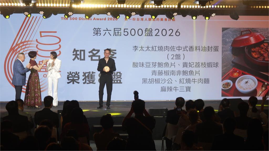 台美食指標第六屆500盤！　「晶華軒」四連霸奪13盤摘冠