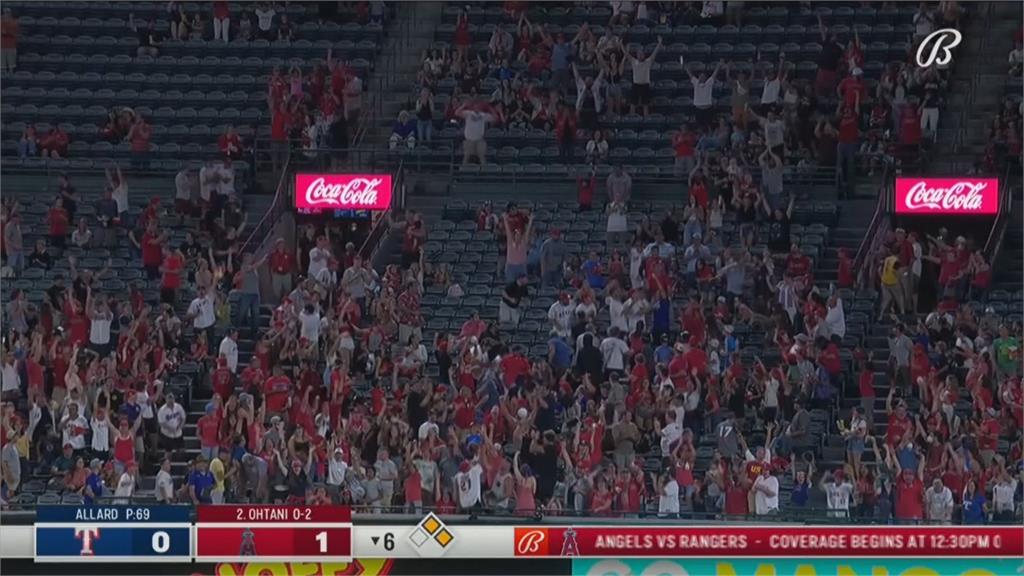 大谷翔平轟3分砲勝遊騎兵 本季43轟繼續領先
