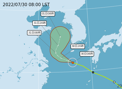 快新聞／桑達颱風對台無影響   低壓帶接近水氣增多   下週起雨彈連炸