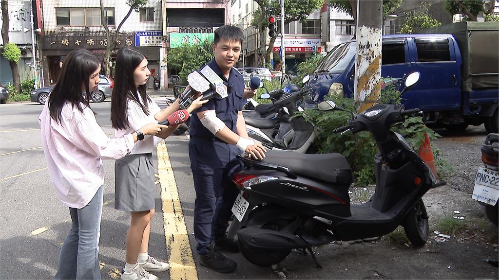 驚險畫面曝！通緝犯拒檢逃逸　員警遭拖行300米