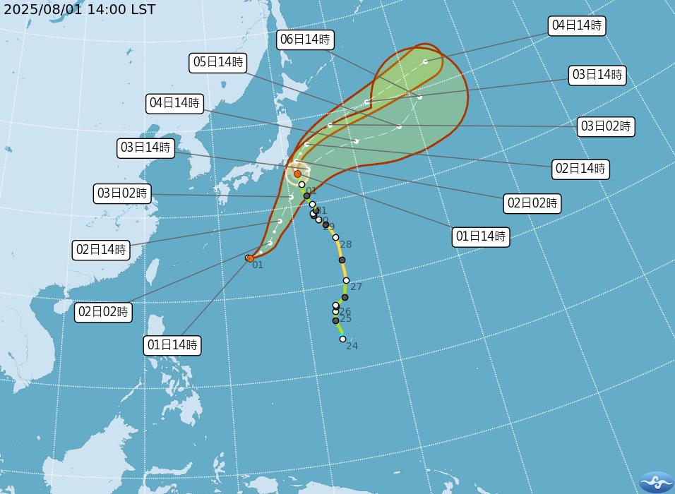 準颱白鹿「牽動大低壓帶」路徑曝光！氣象署揭「劇烈豪雨熱區」：下到週一
