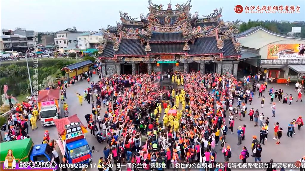 白沙屯媽祖首度駐駕受天宮! 網瘋傳「神明帝后泡茶聊天」AI圖