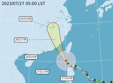 快新聞／杜蘇芮今明風雨最劇！全台11縣市豪大雨特報　陸警範圍再擴大