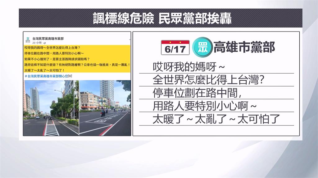 公關災難!民眾黨戲謔「保護型單車道」 網撻伐:不尊重專業