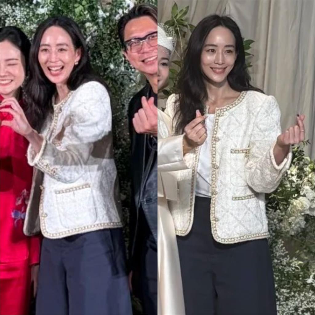 婚禮C位驚見「野生張鈞甯」！0修生圖公開「43歲私下狀態」網愣：好幸福