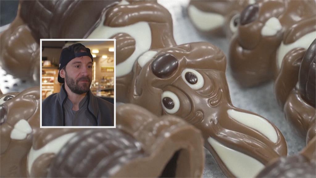 巧克力店趕製復活節兔 原物料飆漲壓縮利潤