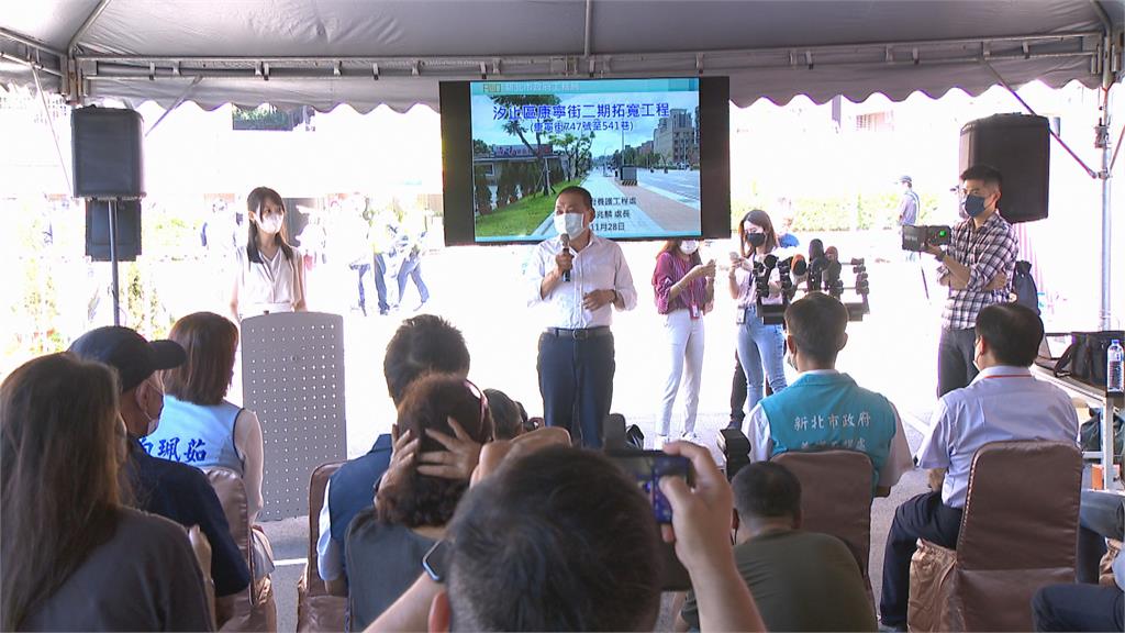 選後第一個上班日 侯友宜驗收道路拓寬工程