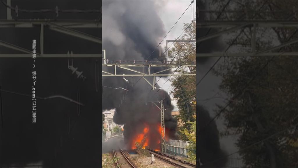 日本京王電鐵井之頭線火警　「爆炸燒軌」一度雙向停駛