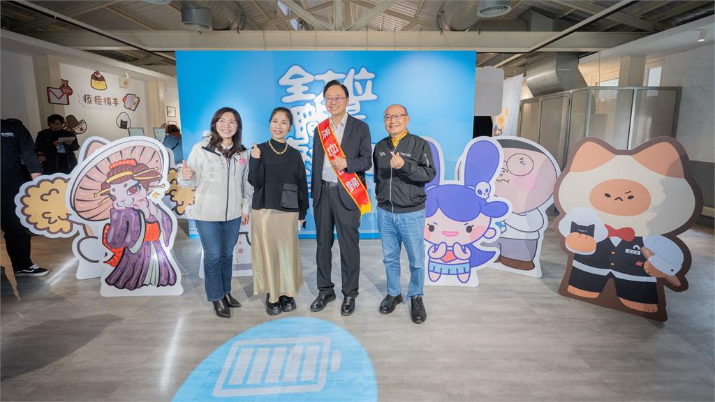 《全方位職場療癒班》IP插畫展盛大開展 張市長:以幽默療癒上班族職場情緒