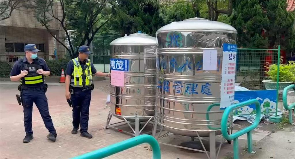 快新聞/桃園大停水39萬戶受影響 市府廣設供水站水塔竟被偷