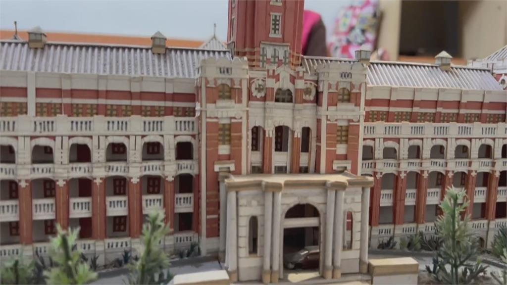 神級微縮工藝! 90歲阿嬤手作打造「迷你總統府」